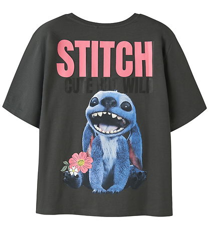 Name It T-shirt - NkfJynin Stitch - Black Oyster