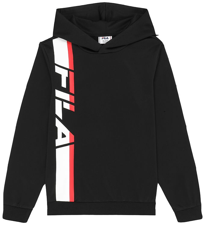 Fila Hættetrøje - Valversi - Sort m. Print