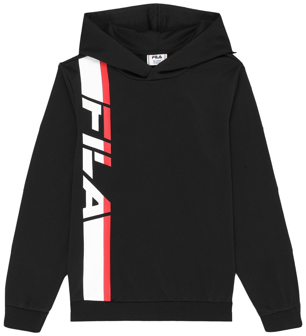 Fila Kapuzenpullover - Valversi - Schwarz m. Print - Fila - 9-10 Jahre (134-140) - Kapuzenpullover
