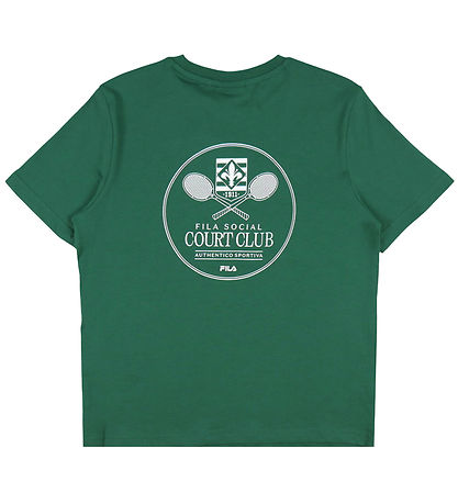 Fila T-Shirt - Montanelli - Posy Green m. Print