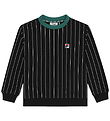 Fila Sweatshirt - Lubaco - Black/Egret Striped