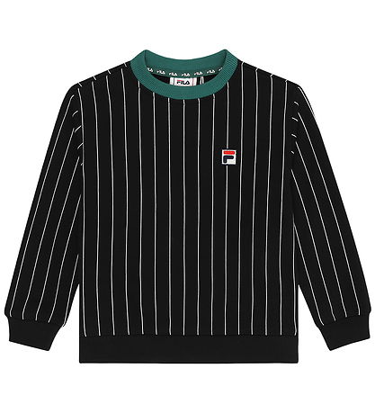 Fila Sweatshirt - Lubaco - Black/Egret Striped
