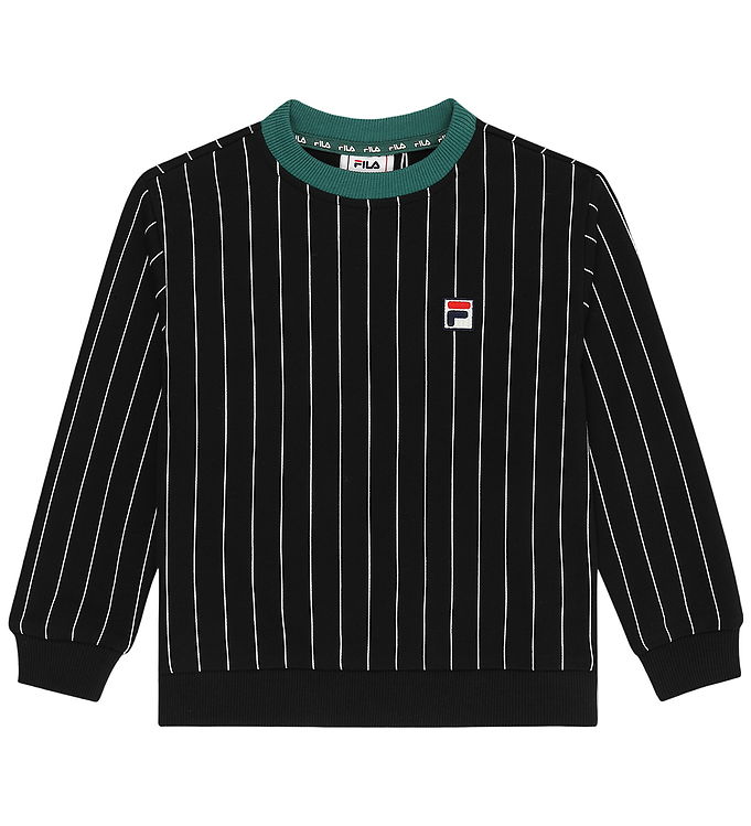 Fila Sweatshirt - Lubaco - Black/Egret Striped