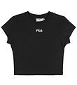 Fila T-shirt - Ceranova Cropped - Sort m. Logo