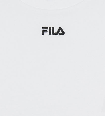 Fila T-shirt - Ceranova Cropped - Bright White m. Logo