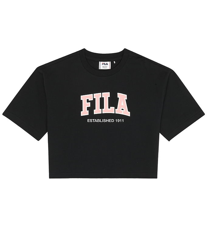 Fila T-shirt - Rifredi - Cropped - Sort m. print