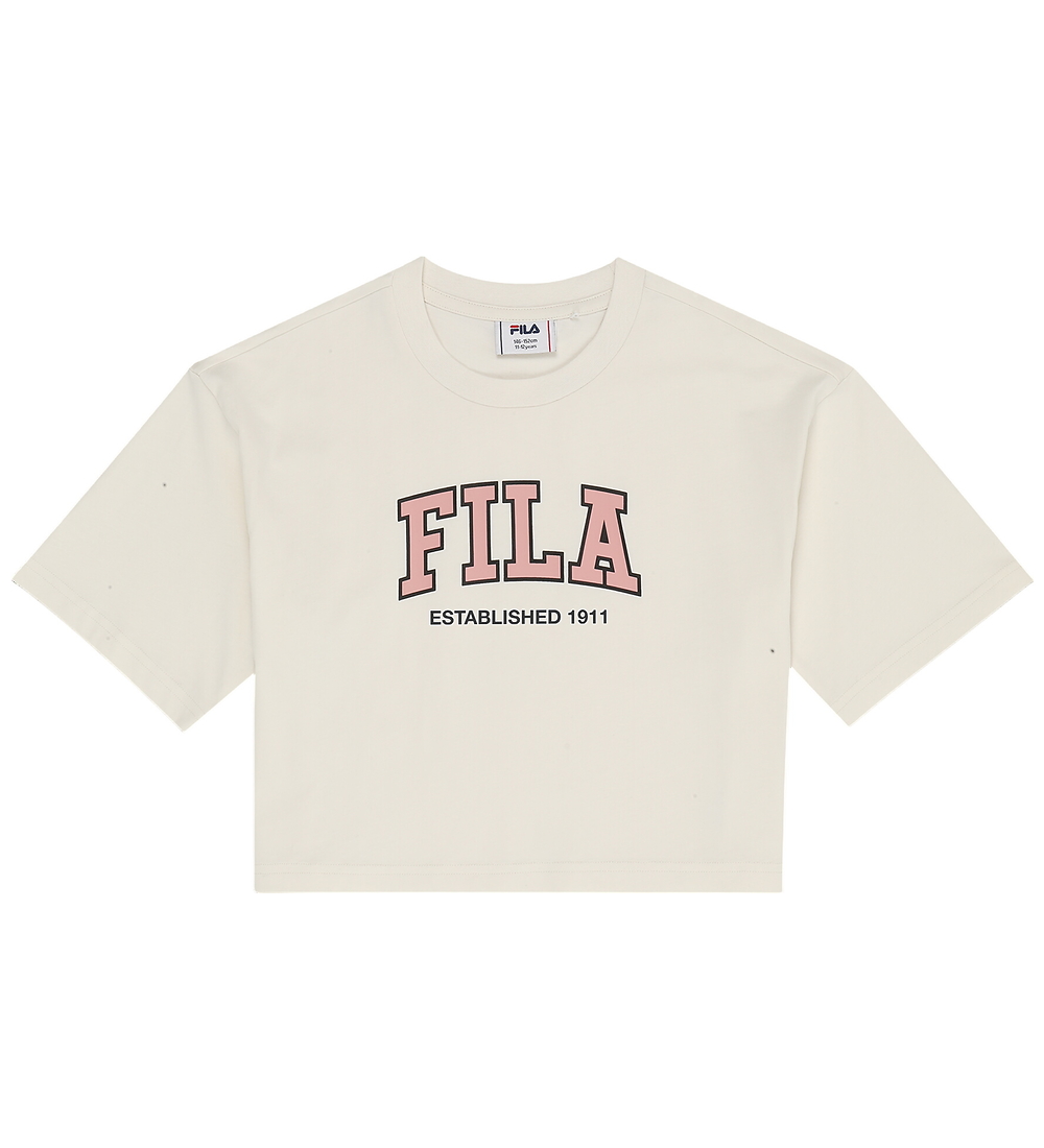 Fila T-Shirt - Rifredi - Cropped - Reiher m. Print - Fila - 9-10 Jahre (134-140) - T-Shirts