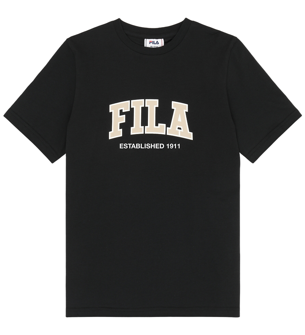 Fila T-Shirt - Rifredi - Schwarz m. Print - Fila - 9-10 Jahre (134-140) - T-Shirts