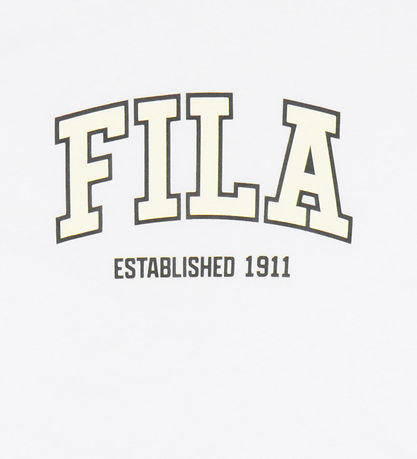 Fila T-shirt - Rifredi - Bright White m. Print
