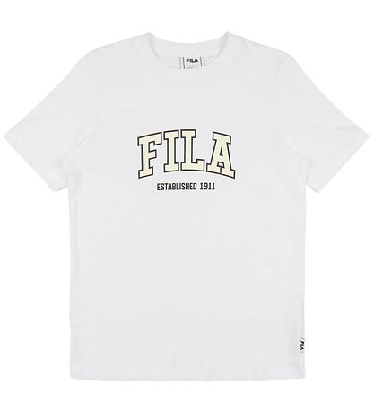 Fila T-shirt - Rifredi - Bright White m. Print
