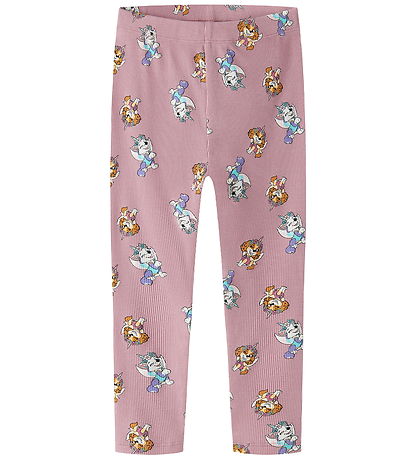 Name It Leggings - Paw - NmfJemina - Lilas