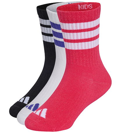 adidas Performance Strømper - 3-pak - 3S Crew - Black/Powpnk/Fro
