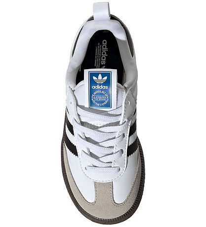 adidas Originals sko - Samba Quickon K - Ftwwht/Cblack/Goldmt