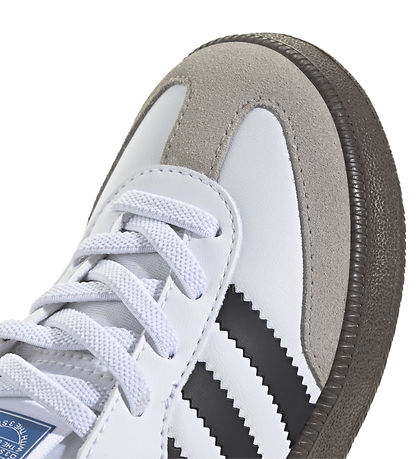 adidas Originals sko - Samba Quickon K - Ftwwht/Cblack/Goldmt