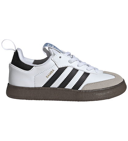adidas Originals sko - Samba Quickon K - Ftwwht/Cblack/Goldmt