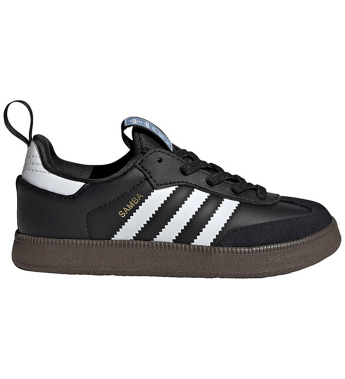 adidas Originals Sko - Samba Quickon K - Sort/Hvid/Guld