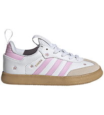 adidas Originals Sko - Samba Quickon K - Ftwwht/Blilil/Alumin