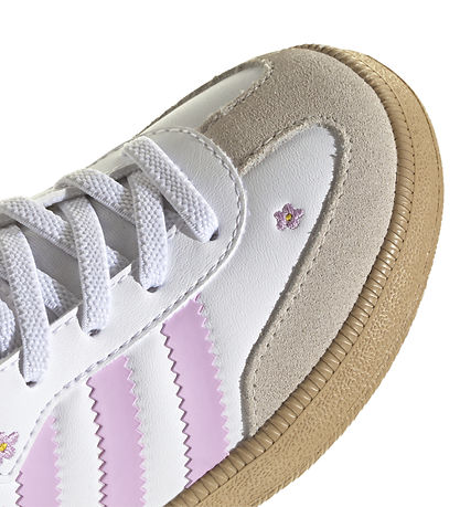 adidas Originals Sko - Samba Quickon K - Ftwwht/Blilil/Alumin