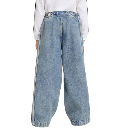 adidas Originals Bukser - Firebird Denim - Worblu