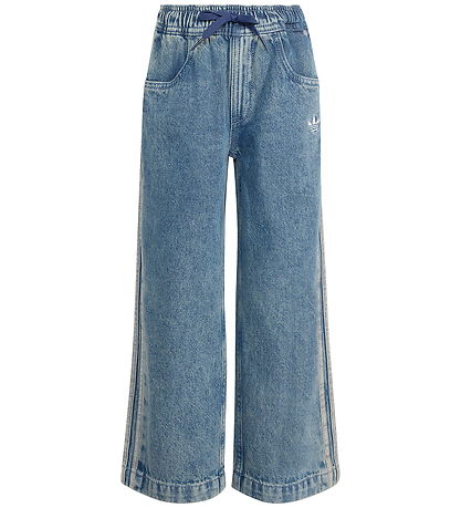 adidas Originals Bukser - Firebird Denim - Worblu