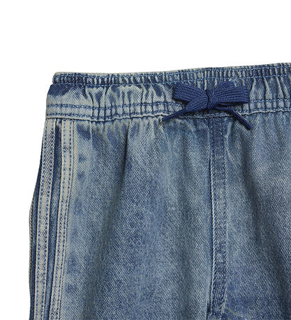 adidas Originals Bukser - Firebird Denim - Worblu
