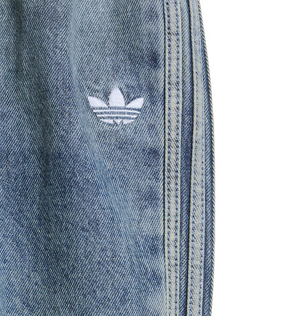 adidas Originals Bukser - Firebird Denim - Worblu