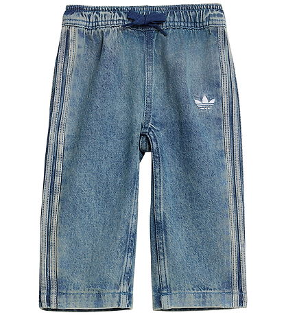 adidas Originals Bukser - Firebird Denim - Worblu