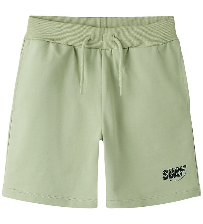 Name It Hansa - Sweatshorts - Grøn - 152