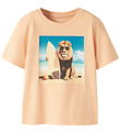 Name It T-shirt - NmmVoto - Peach Fuzz