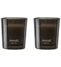 Meraki Duftlys - 2-pak - 2x60g - Amber Dust