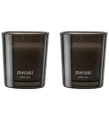 Meraki Duftlys - 2-pak - 2x60g - Amber Dust