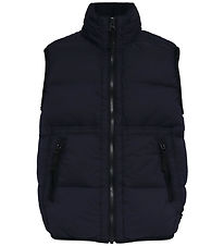 Stone Island Puffer Vest - Navy Blue