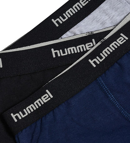 Hummel Boxershorts - hmlJR NALLE BOXERS - 3-pak - Grey Melange/D