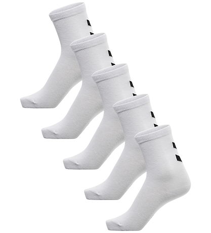 Hummel Strømper - hmlMAKE MY DAY SOCKS - 5-pak - Hvid