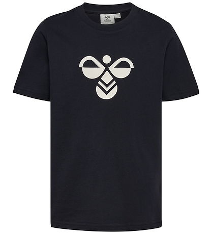 Hummel T-Shirt - hmlJR Reg Tukas - Sort m. Logo