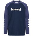 Hummel Bluse - hmlJR LOGO - Dress Blues/Blue Indigo