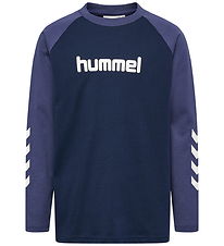 Hummel Bluse - hmlJR LOGO - Dress Blues/Blue Indigo