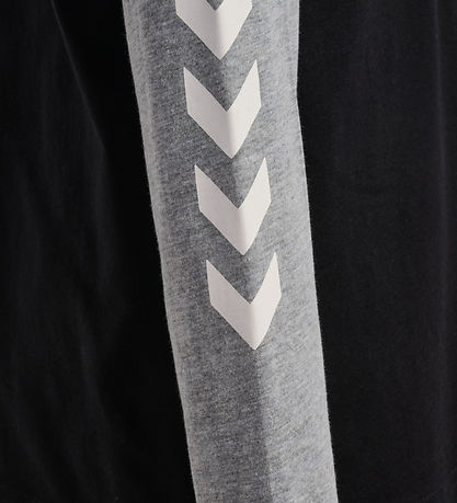 Hummel Bluse - hmlJR LOGO - Sort/Grey Melange