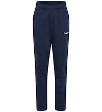 Hummel Sweatpants - hmlJR REG LOGO - Dress Blues