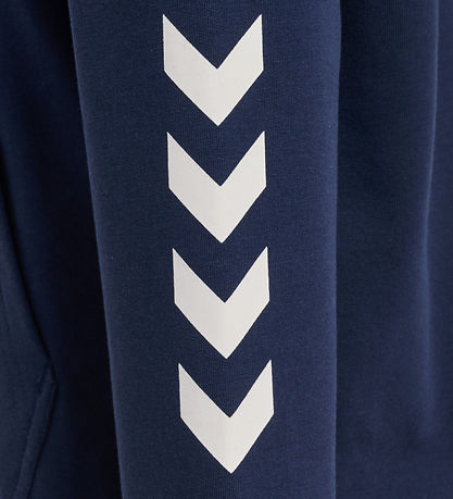 Hummel Hættetrøje - hmlJR REG LOGO - Dress Blues