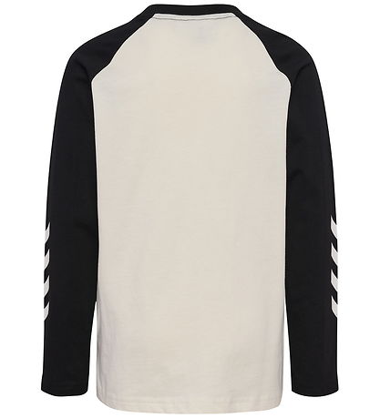 Hummel Bluse - hmlJR LOGO - Marshmallow/Sort
