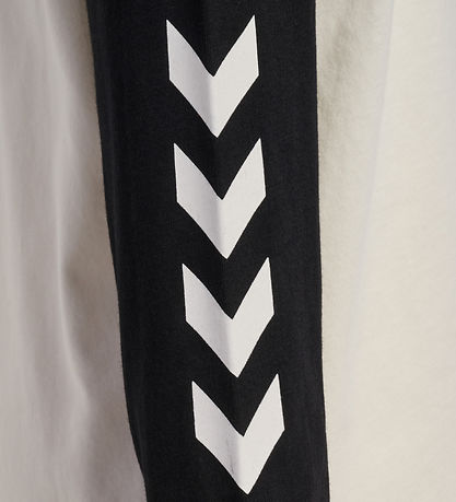 Hummel Bluse - hmlJR LOGO - Marshmallow/Sort