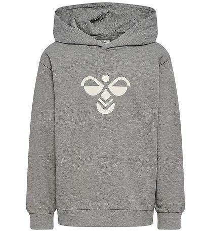 Hummel Hættetrøje - hmlJR REG TUKAS - Grey Melange