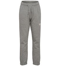 Hummel Sweatpants - hmlJR REG TUKAS - Grey Melange