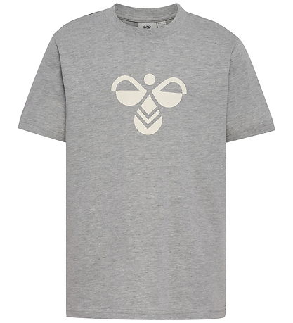 Hummel T-Shirt - hmlJR REG TUKAS - Grey Melange