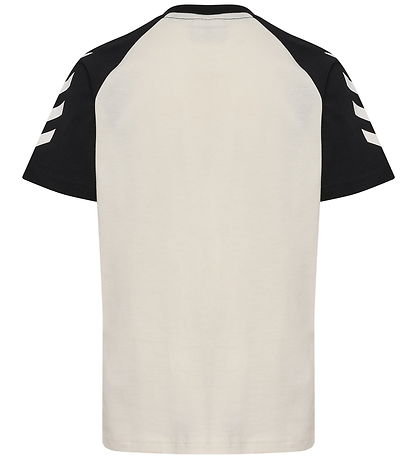 Hummel T-shirt - HmlJr - Marshmallow/Black