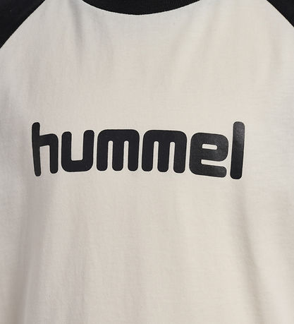 Hummel T-shirt - HmlJr - Marshmallow/Black