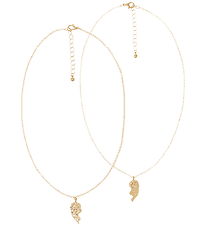 Name It Halskjeder - 2-pack - NkfLfriends - Gold Colour