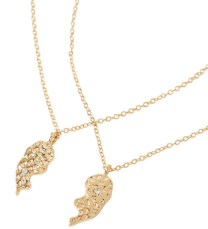 Name It Venindehalskæder - 2-pak - NkfLfriends - Gold Colour