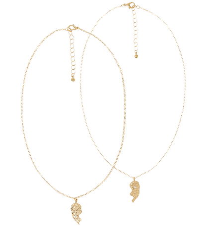 Name It Venindehalskæder - 2-pak - NkfLfriends - Gold Colour
